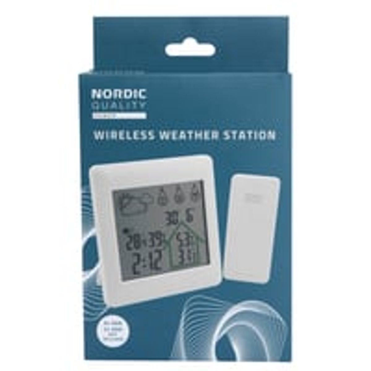 Wireless weather station w in-outdoor temperature