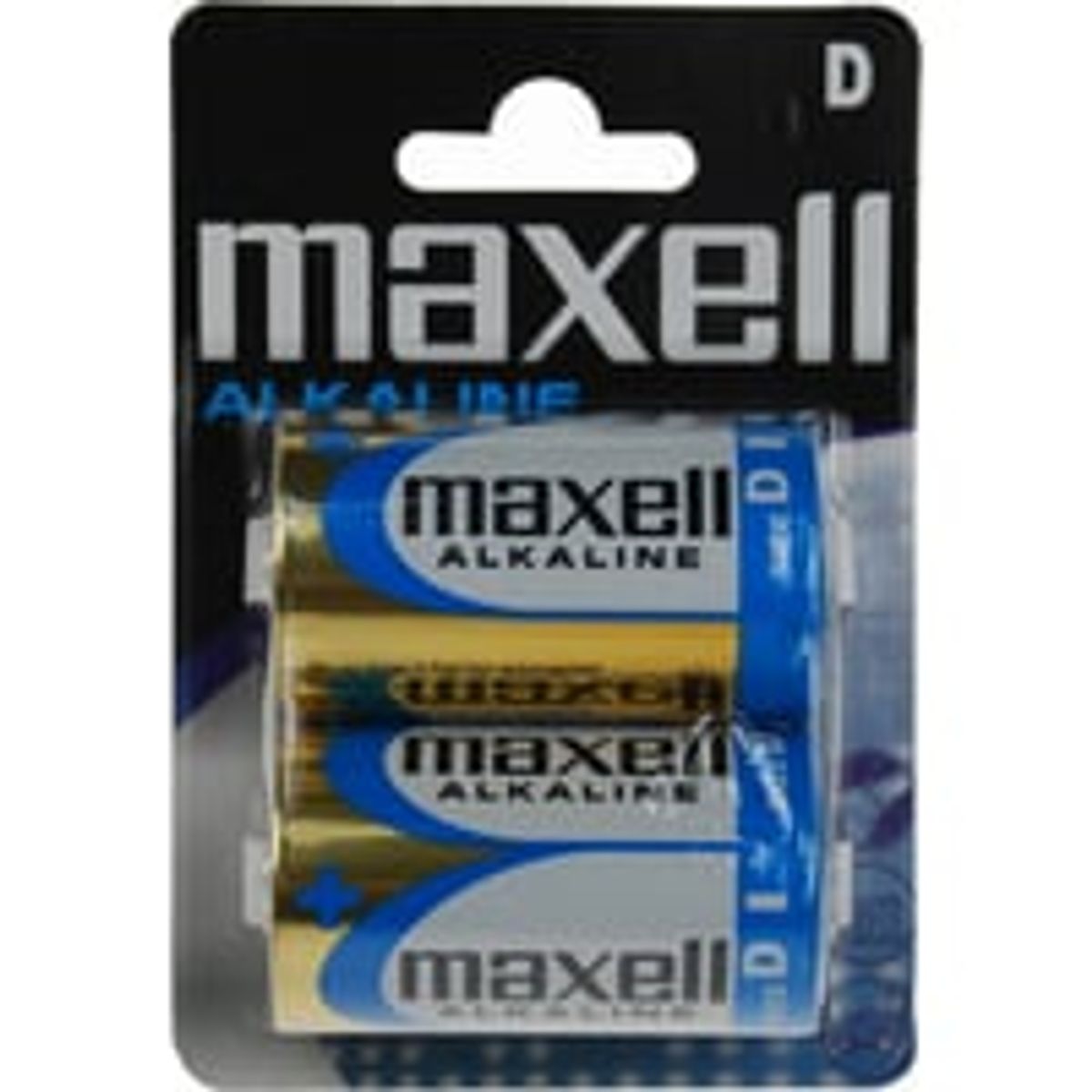 Batteries, D (LR20), Alkaline, 1.5V, 2-pack