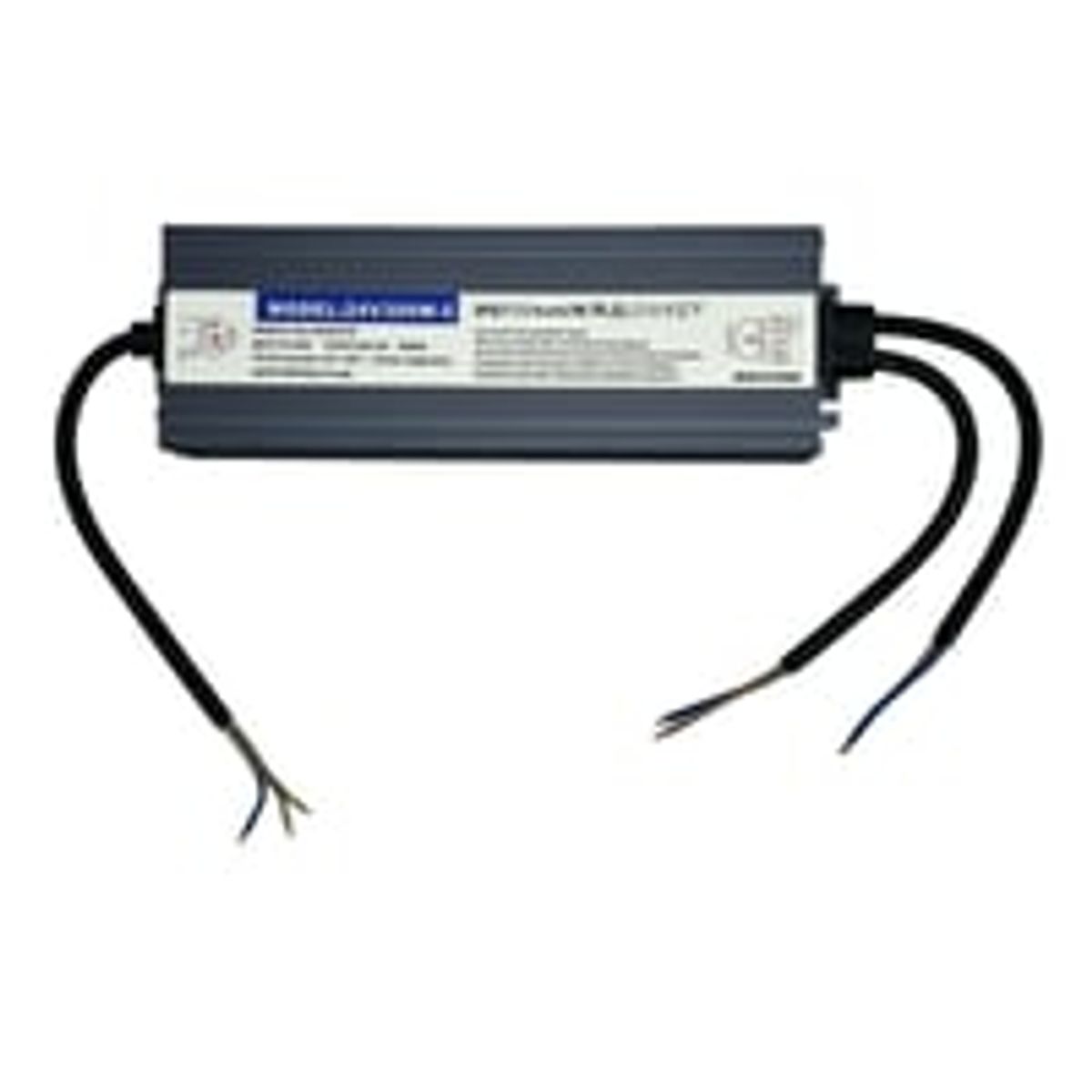 Strmforsyning 24V DC - 300W, 12,5A, flicker free, IP67, vandtt og plidelig til professionel brug