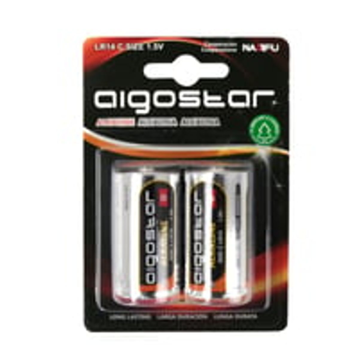 Alkalisk Batteri LR14C 1.5V - 2-pak med 3 rs producentgaranti