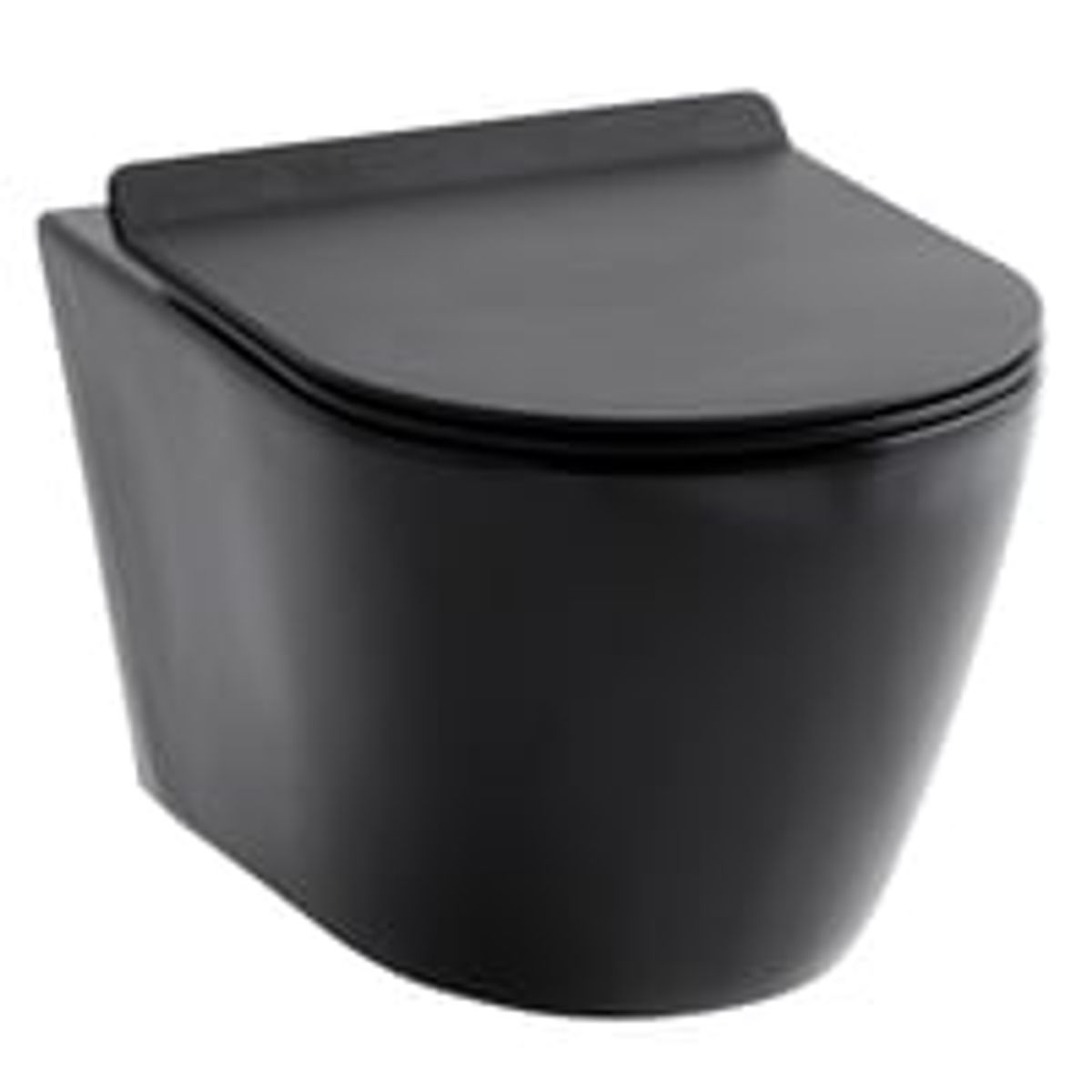 Hngeskl Studio rimless, m/sde, matsort - Lavabo