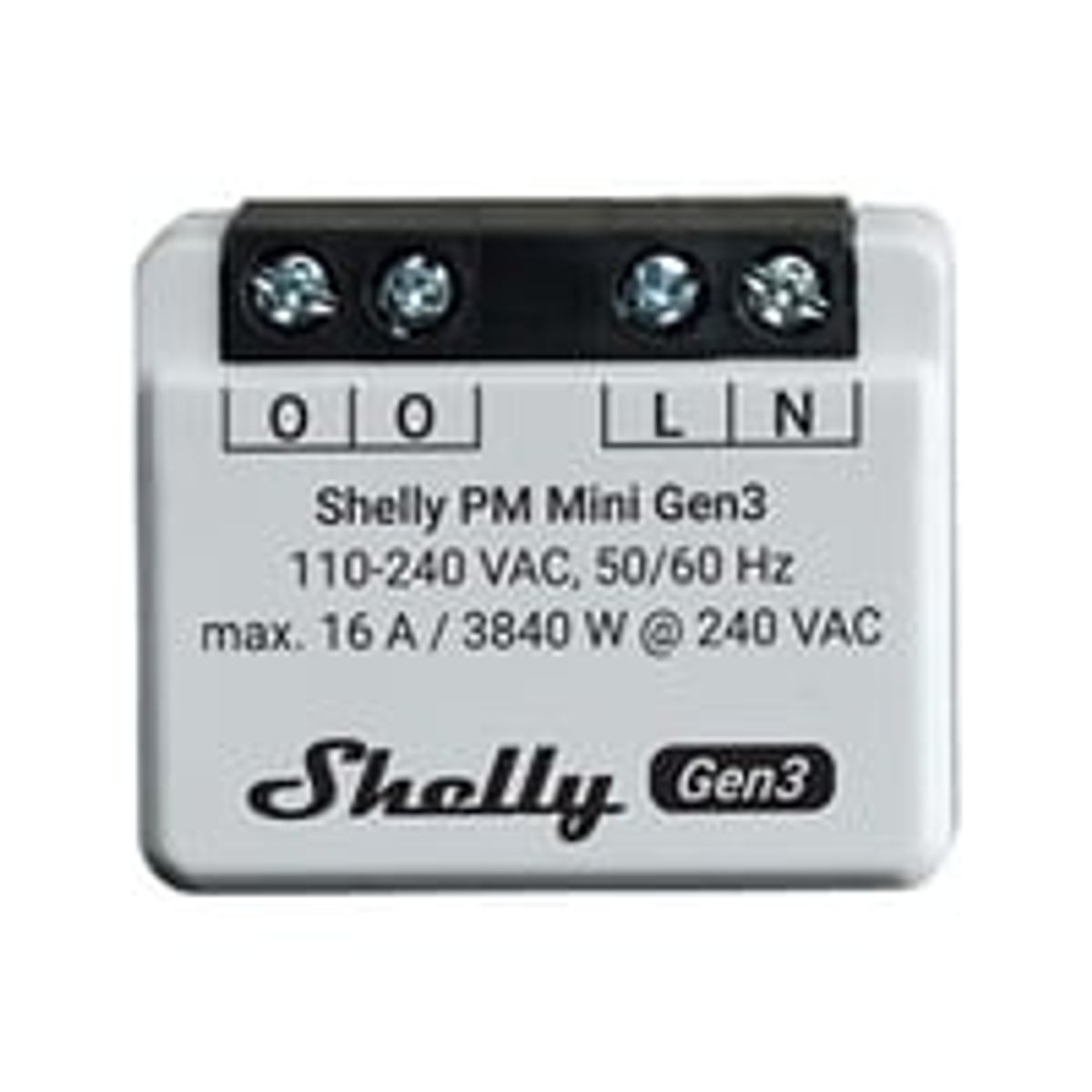 Shelly PM Mini (Gen 3), WiFi effektmler, 230V