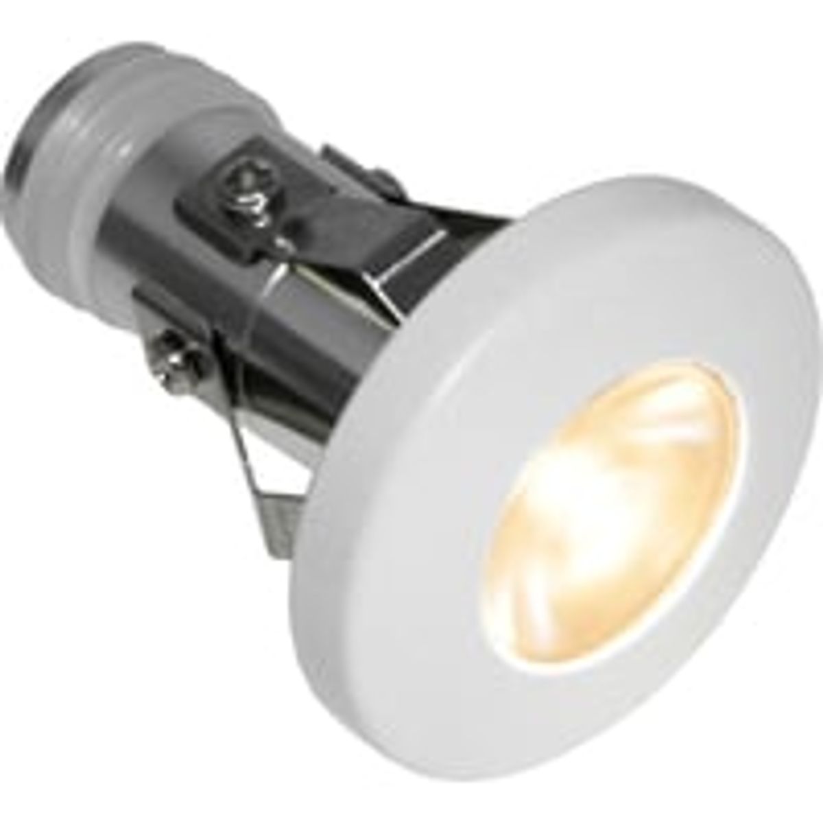 Nordtronic Viola Mini, lille LED-spot til indbygning, 2W / 30 / 2700K / dmpbar - hvid (mat)