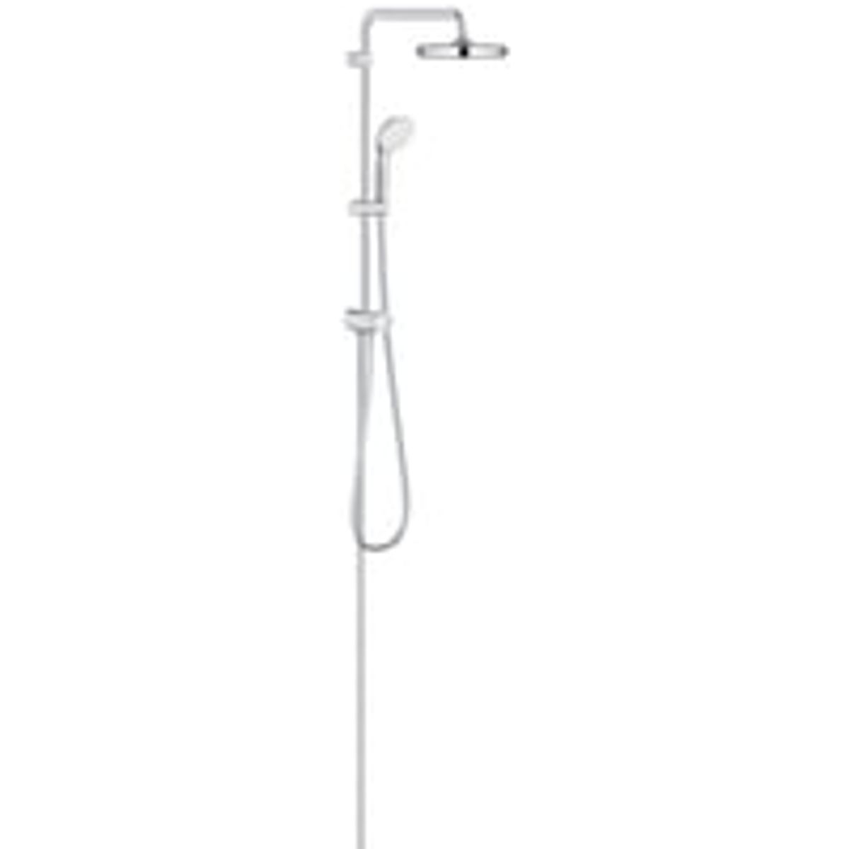 Grohe Tempesta Flex 210 mm brusesystem, Krom