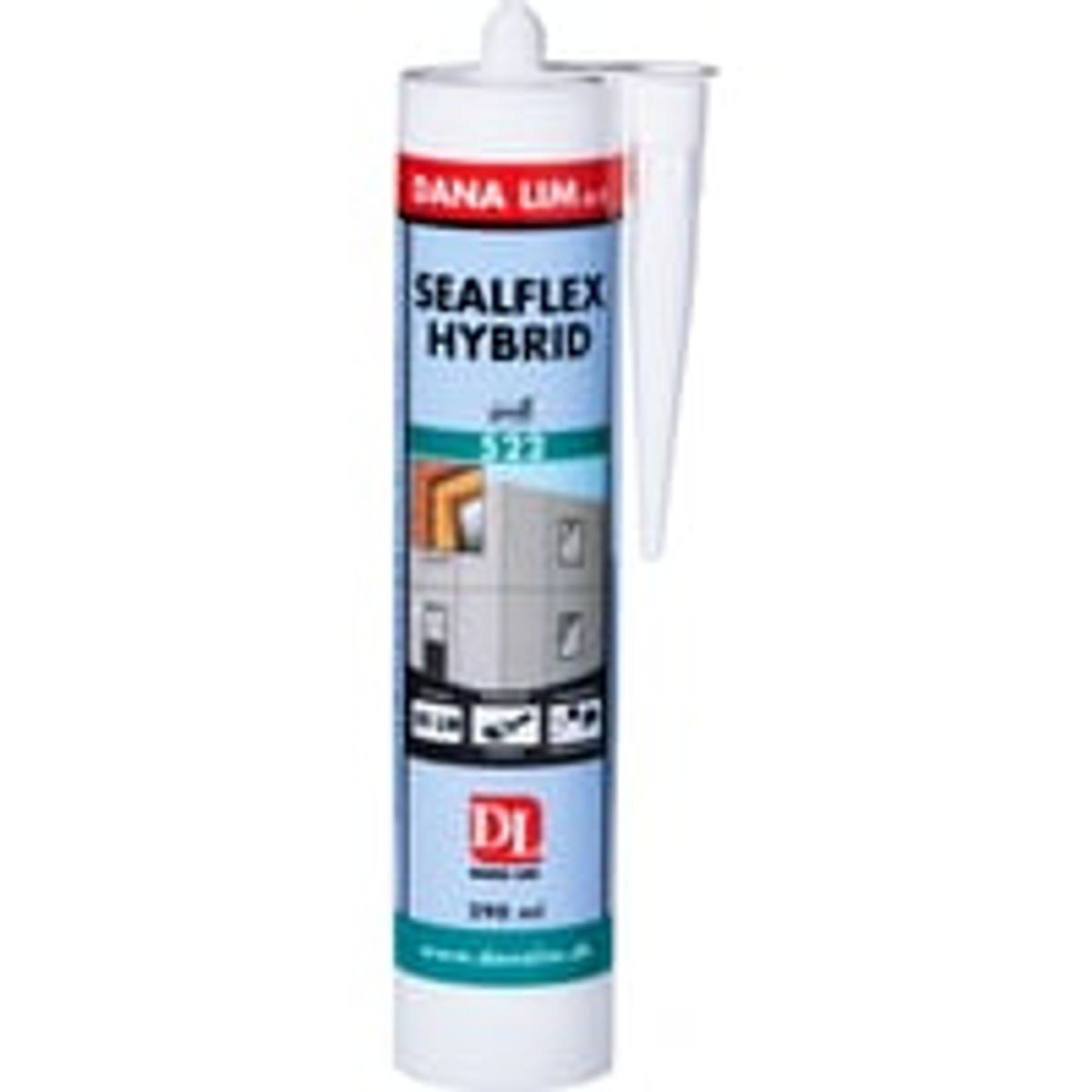 Dana Lim Sealflex Hybrid 522 - Fugemasse til fuger og ttning, 290 ml patron, gr