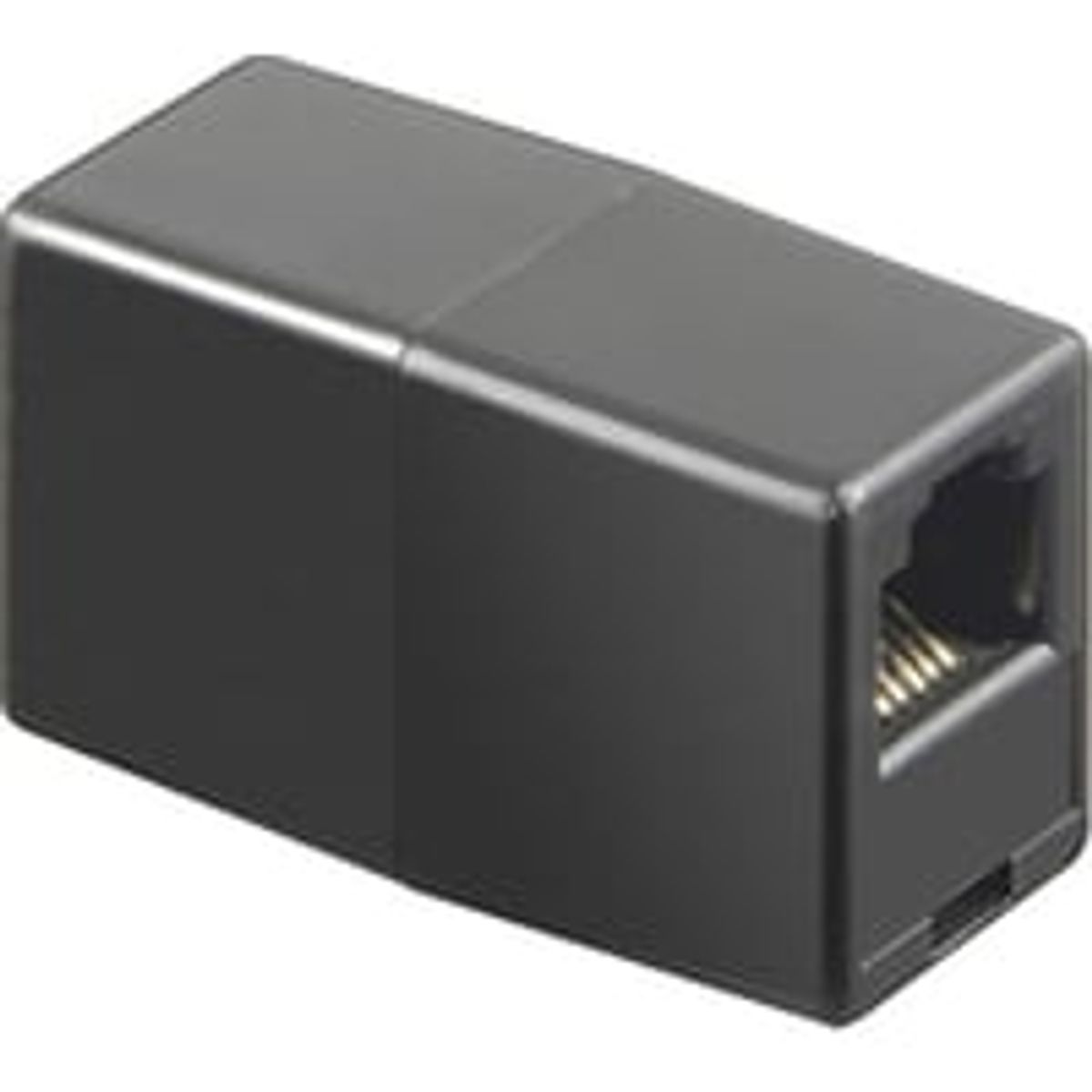 DELTACO modularsamlestykke 8P/8C, uskrmet, RJ45, sort