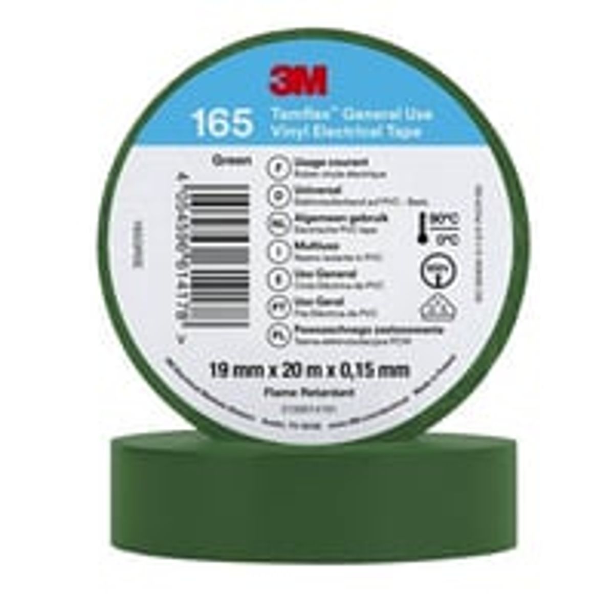 Tape vinyl 165 19MMX20M grn