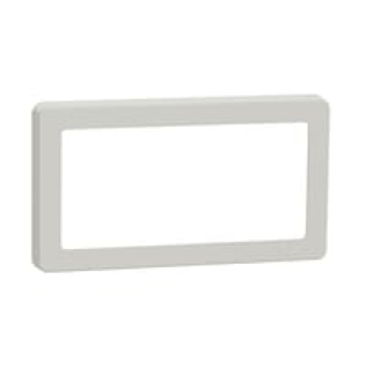 LK FUGA - Base 63 design ramme, 1x2 modul, lysegr