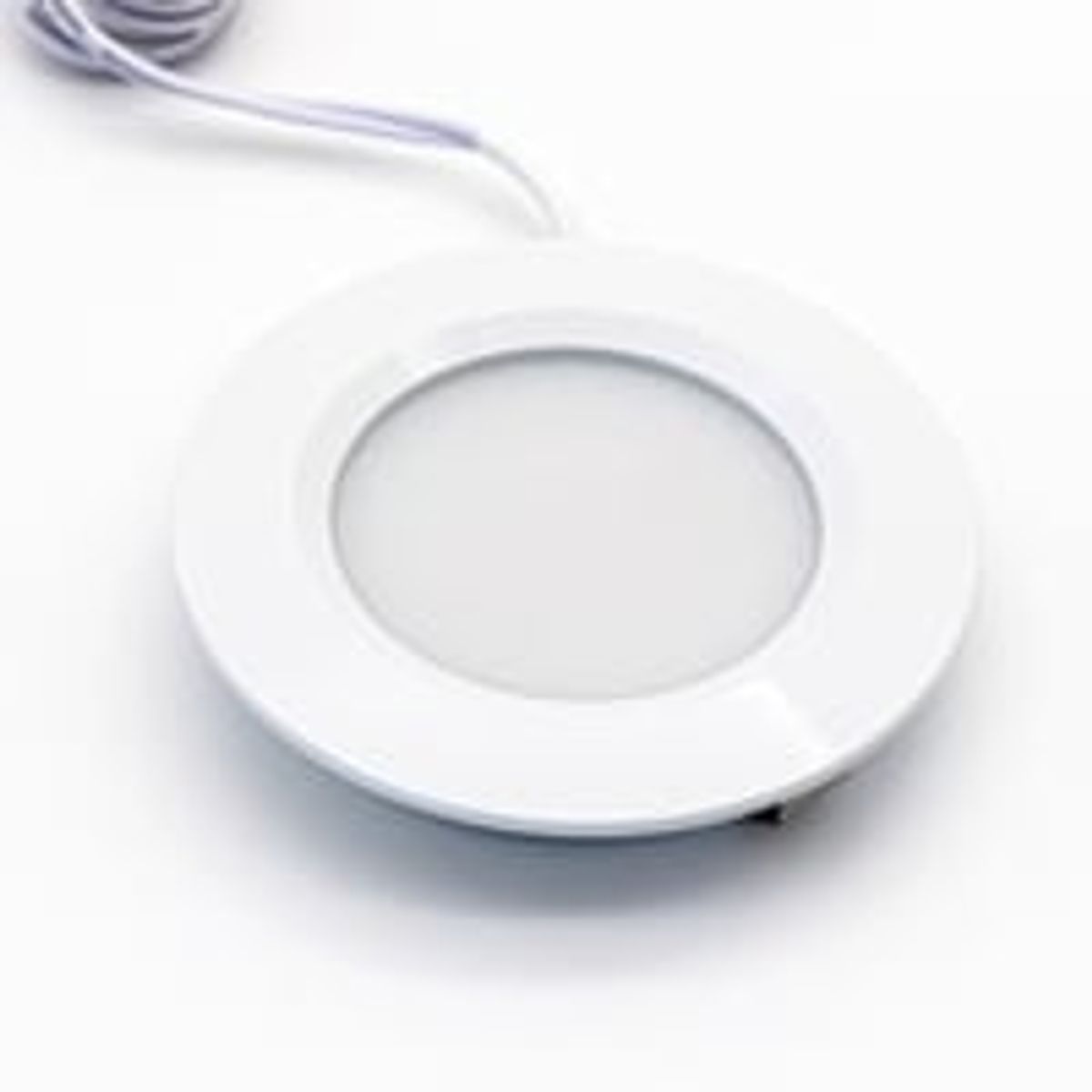 LEDlife Reco68 mbelspot, indbygning RA92, mat hvid - 6,8 cm, 2,7W, 12V DC - Erstatter 20W, 220lm, hul 5,6 cm