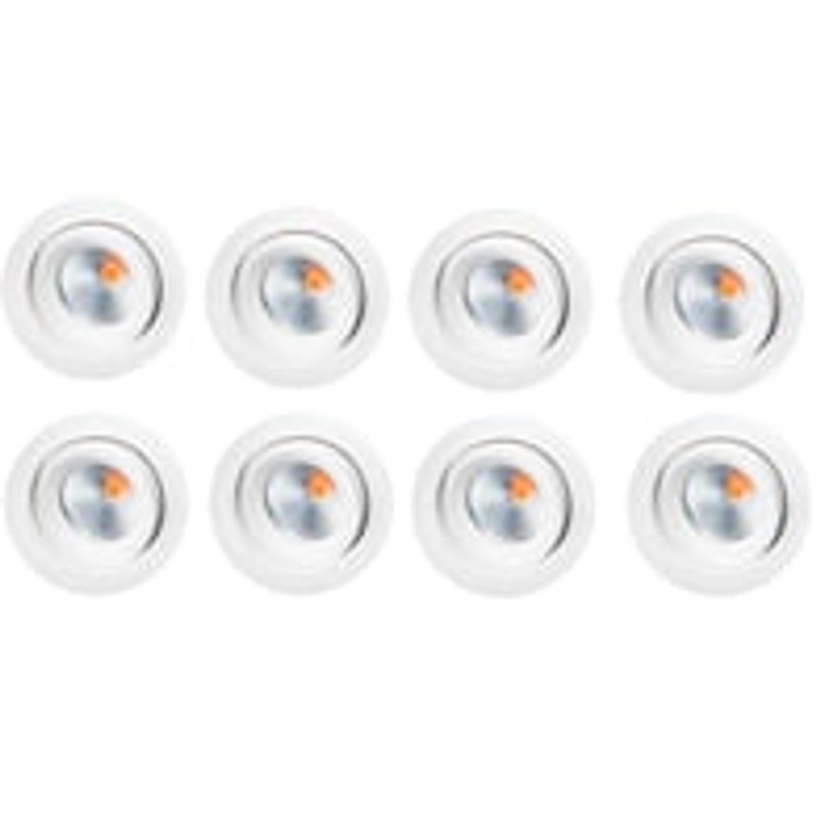 SG LED-spot, Junistar ECO Isosafe, hvid, 2000-2800K, 7W, 230V, 42, 8-pak