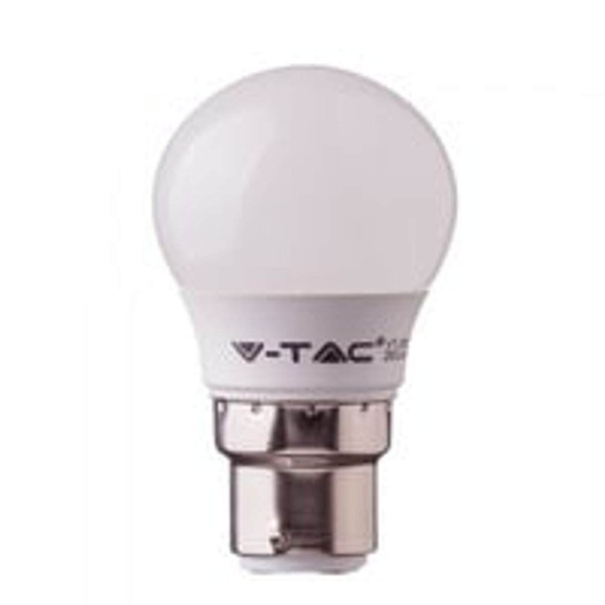 V-Tac 5,5W LED pre - Samsung LED chip, G45, B22 - Erstatter 40W - 230V - 470lm - RA80 - 5 rs garanti