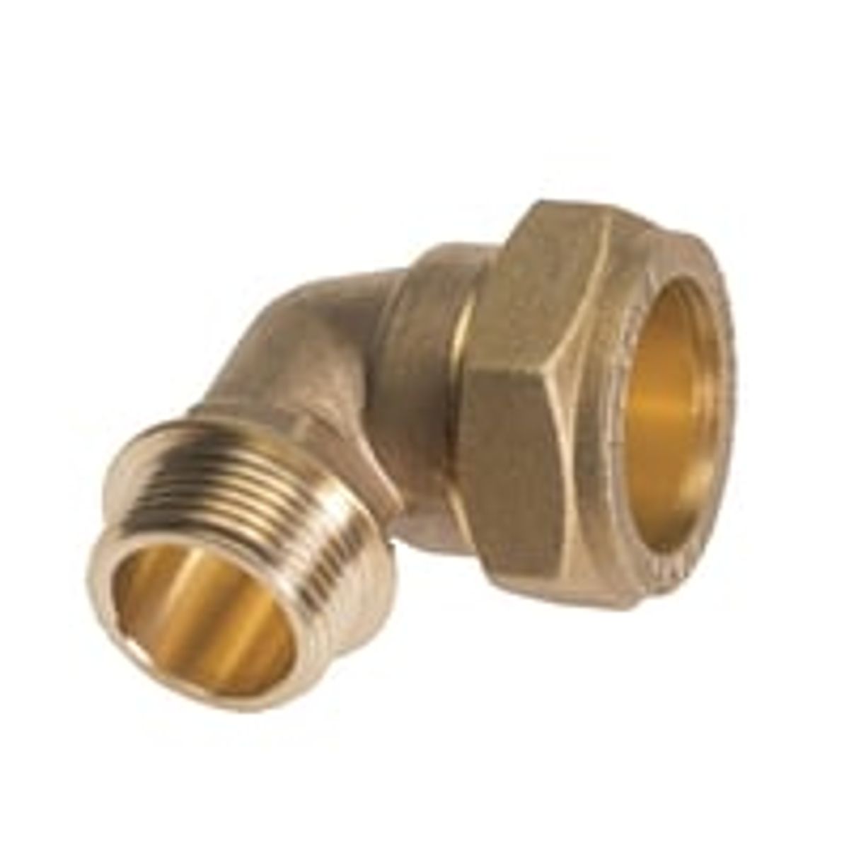 Conex vinkel, 22 mm x 1/2" kompres med nippel