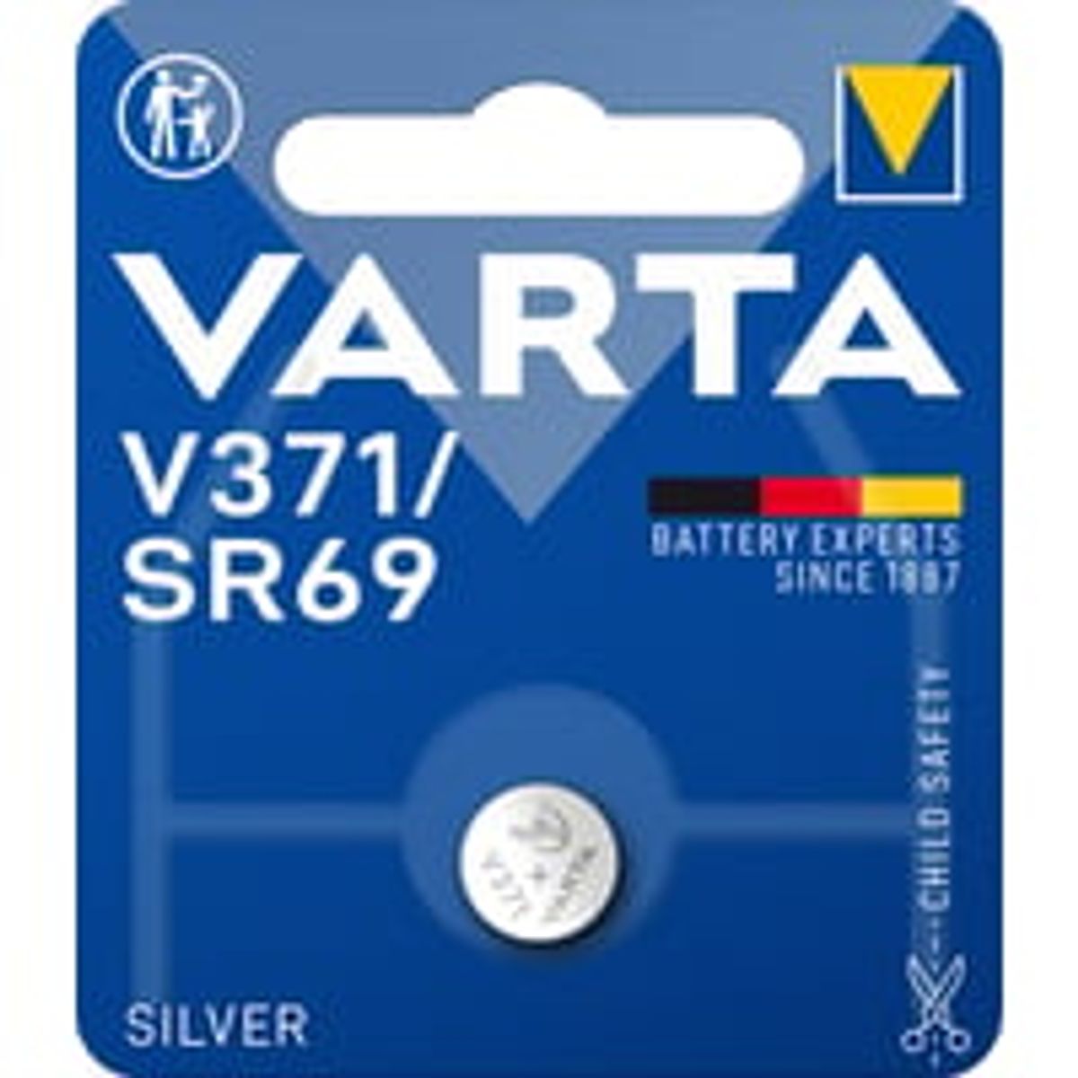 Varta V371, SR69 batteri - 1.55V, 30 mAh - 9.5 mm x 2.1 mm - 1 stk