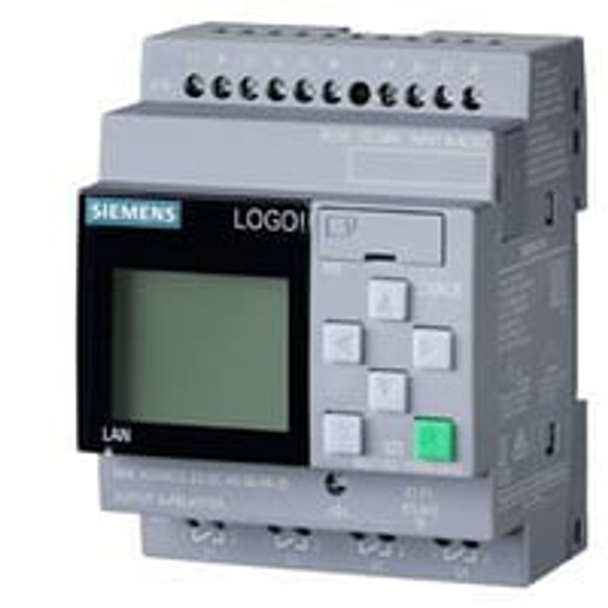 LOGO! 230RCE, logisk modul, display forsyningsspnding / I/O: 115 V/230 V/rel, 8 DI/4 DO, hukommelse - Siemens