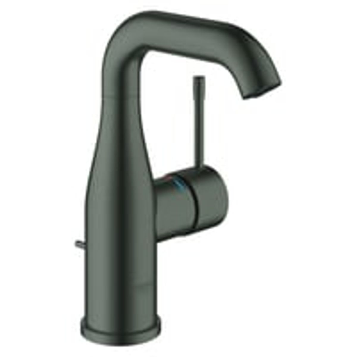 Grohe Essence hndvaskarmatur, 1-grebs, M-Size, lftestang m/ bundventil, Brstet Hard Graphite