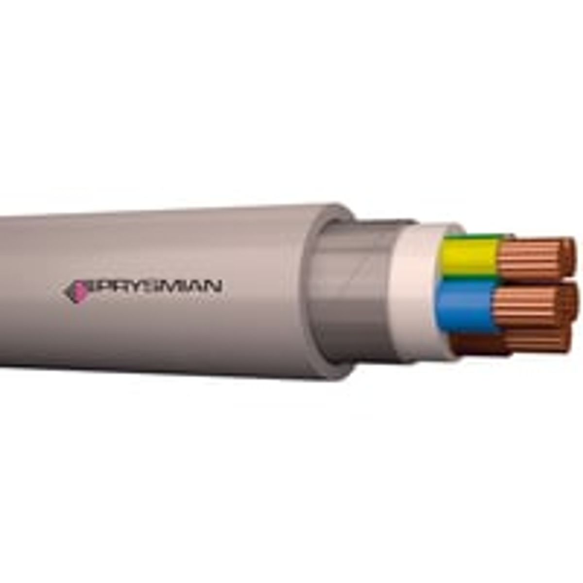 5G6 mm Armeret installationskabel halogenfri, HIKAJ, afmlt pr. meter (klippes) - Prysmian