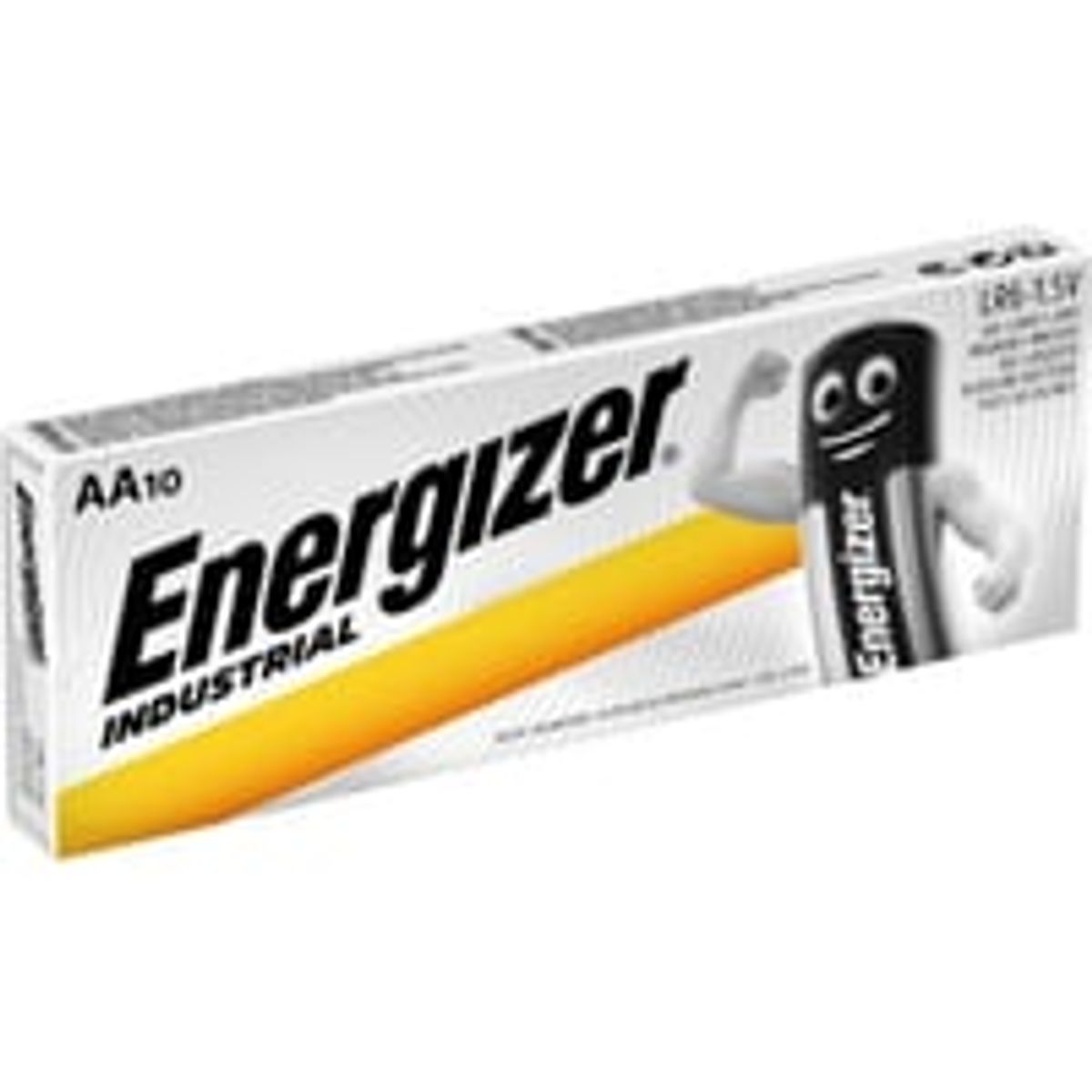 Energizer batteri, 1,5V AA, Industrial - pakke med 10 stk.