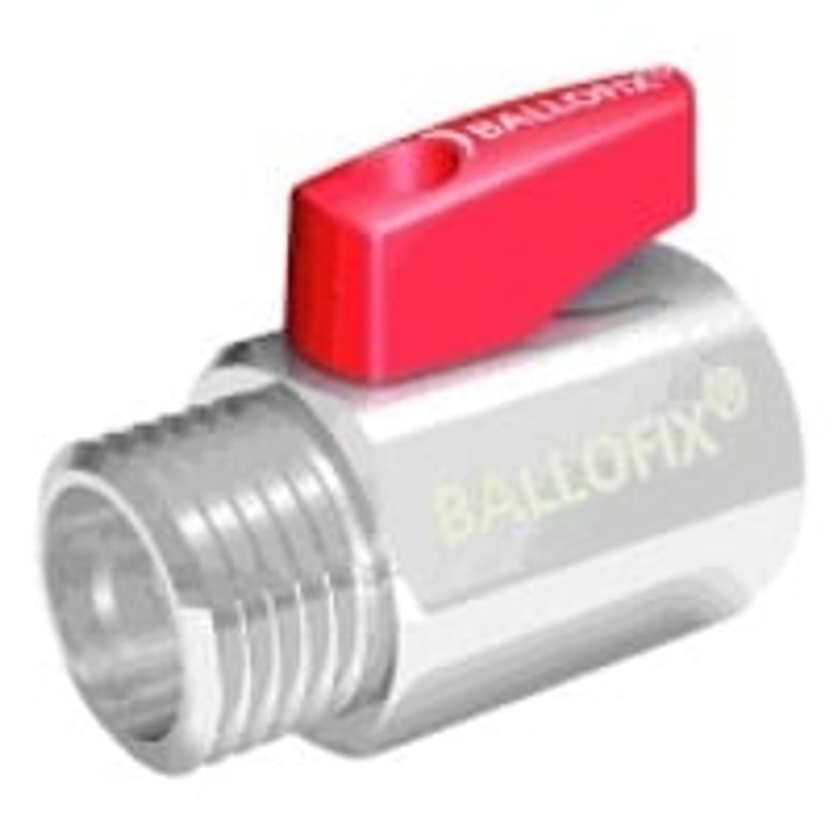 BALLOFIX kuglehane mf/np m. rdt hndtag krom - 1/2"