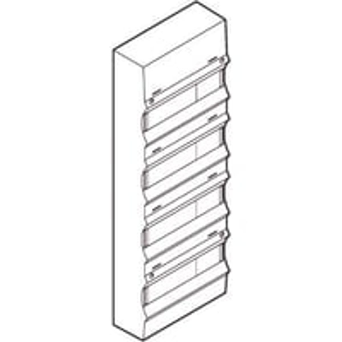 Dkkappe for UG150-24 - hvid