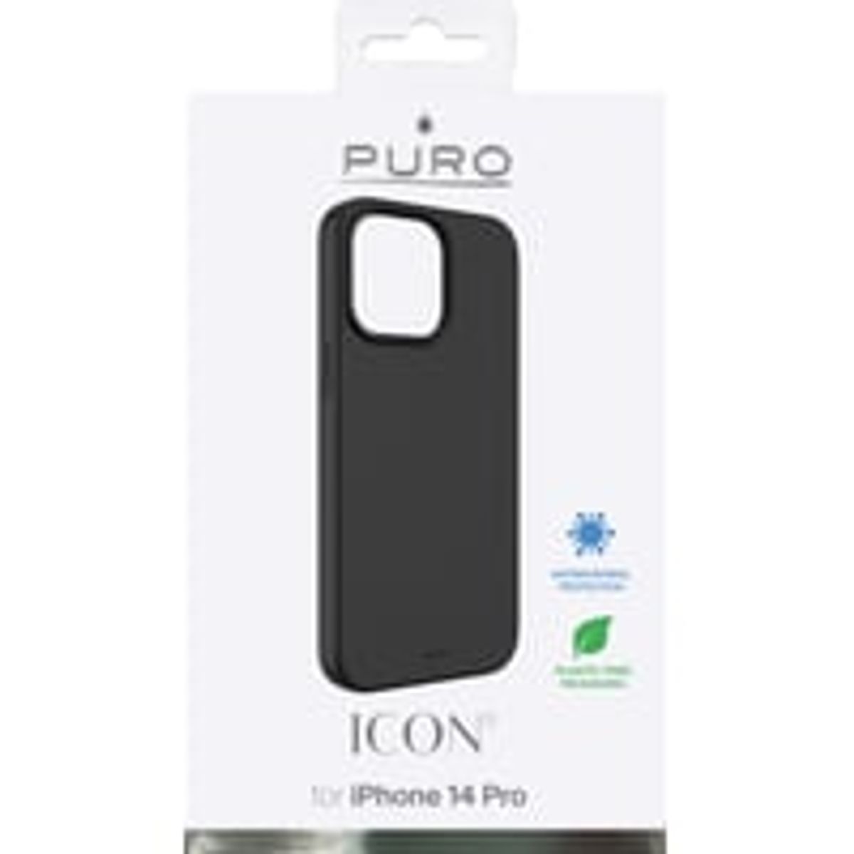 iPhone 14 Pro Icon Cover, Black - Puro