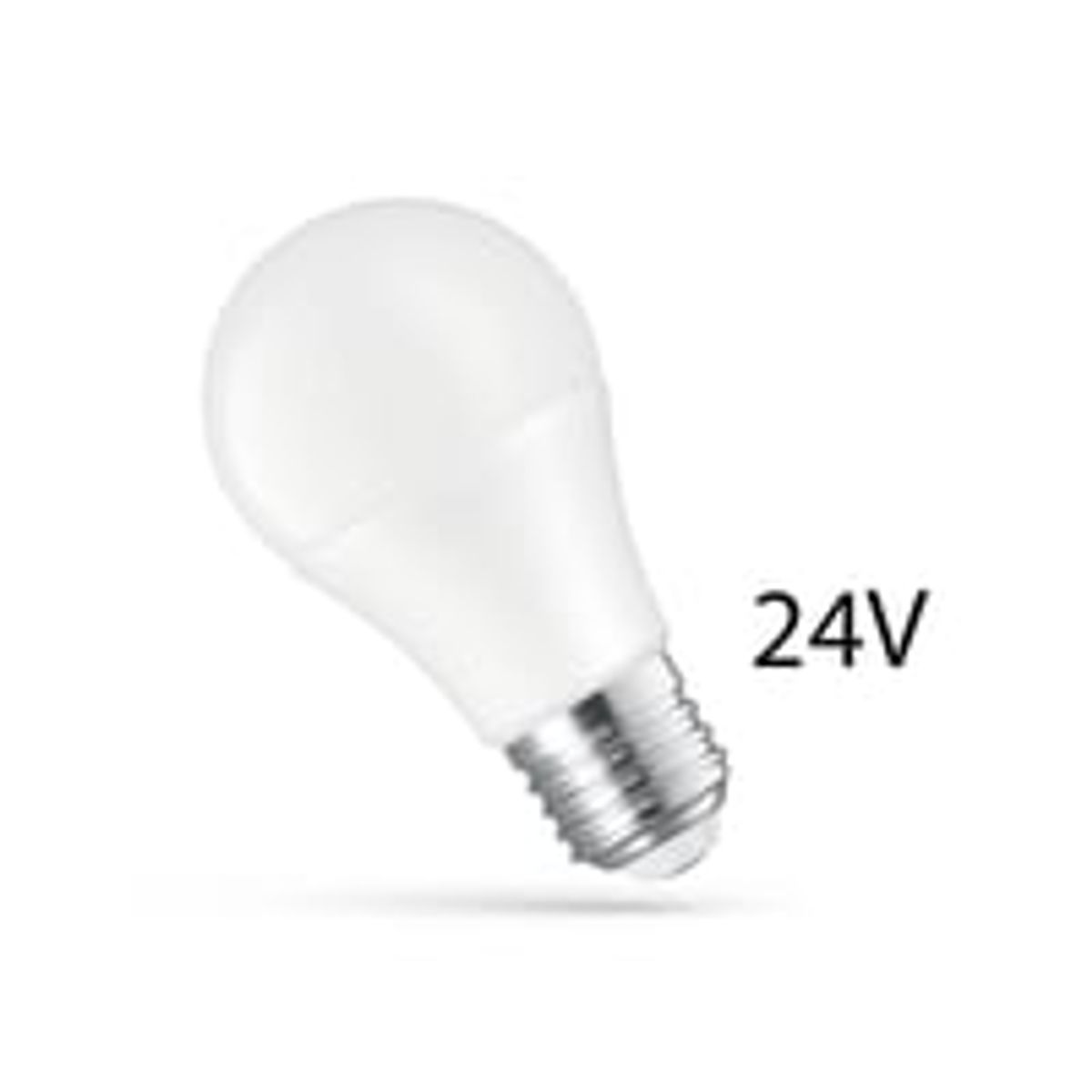 LED pre 8.5W E27, 24V AC/DC, varm hvid lysfarve, Spectrum, 850lm