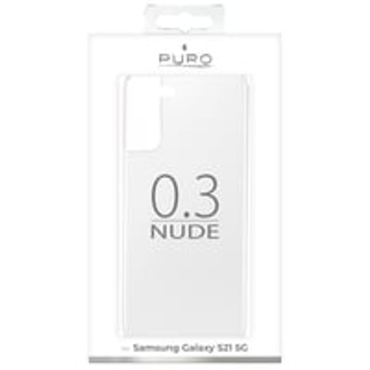 Galaxy S21 0,3 Nude Cover, Transparent