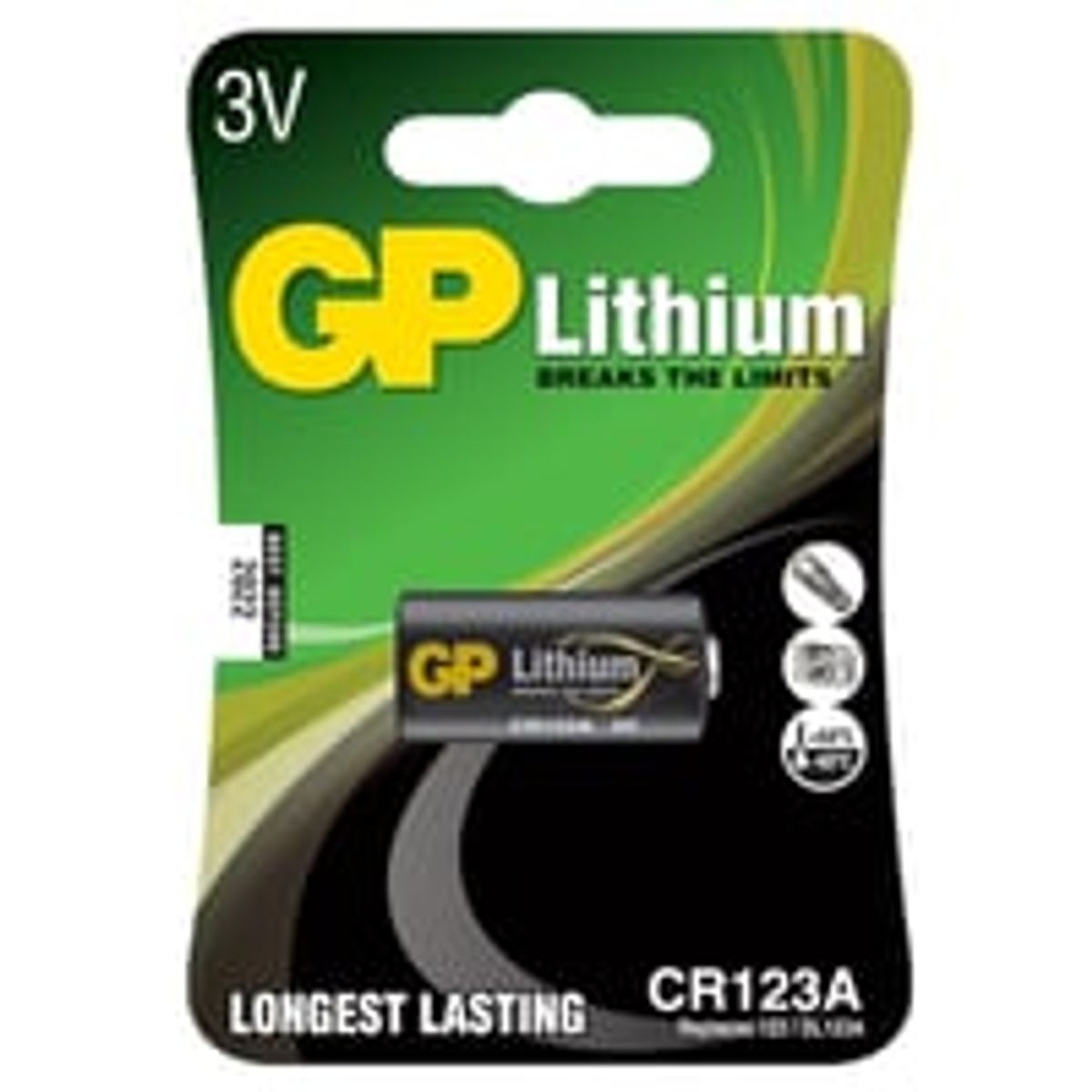 Batteri CR123A 3V foto lithium, Oprindelsesland JP