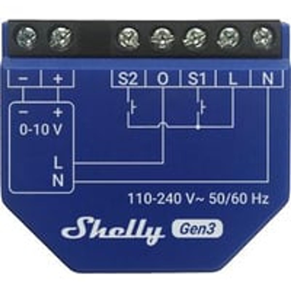 Shelly DALI Dimmer Gen3, WiFi DALI styring