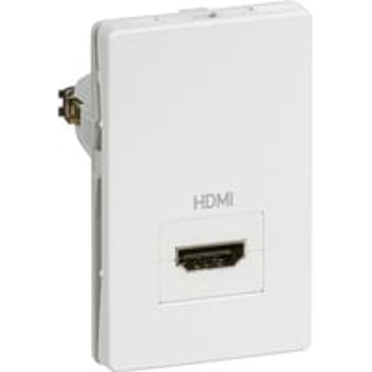 LK FUGA - 1 stk HDMI udtag hun-konnektor, 1 modul, hvid