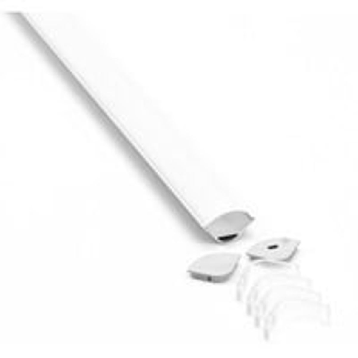 Alu hjrneprofil 30x30 til IP65 og IP68 LED strip med 2 meter lngde, inkl. matteret cover og klips