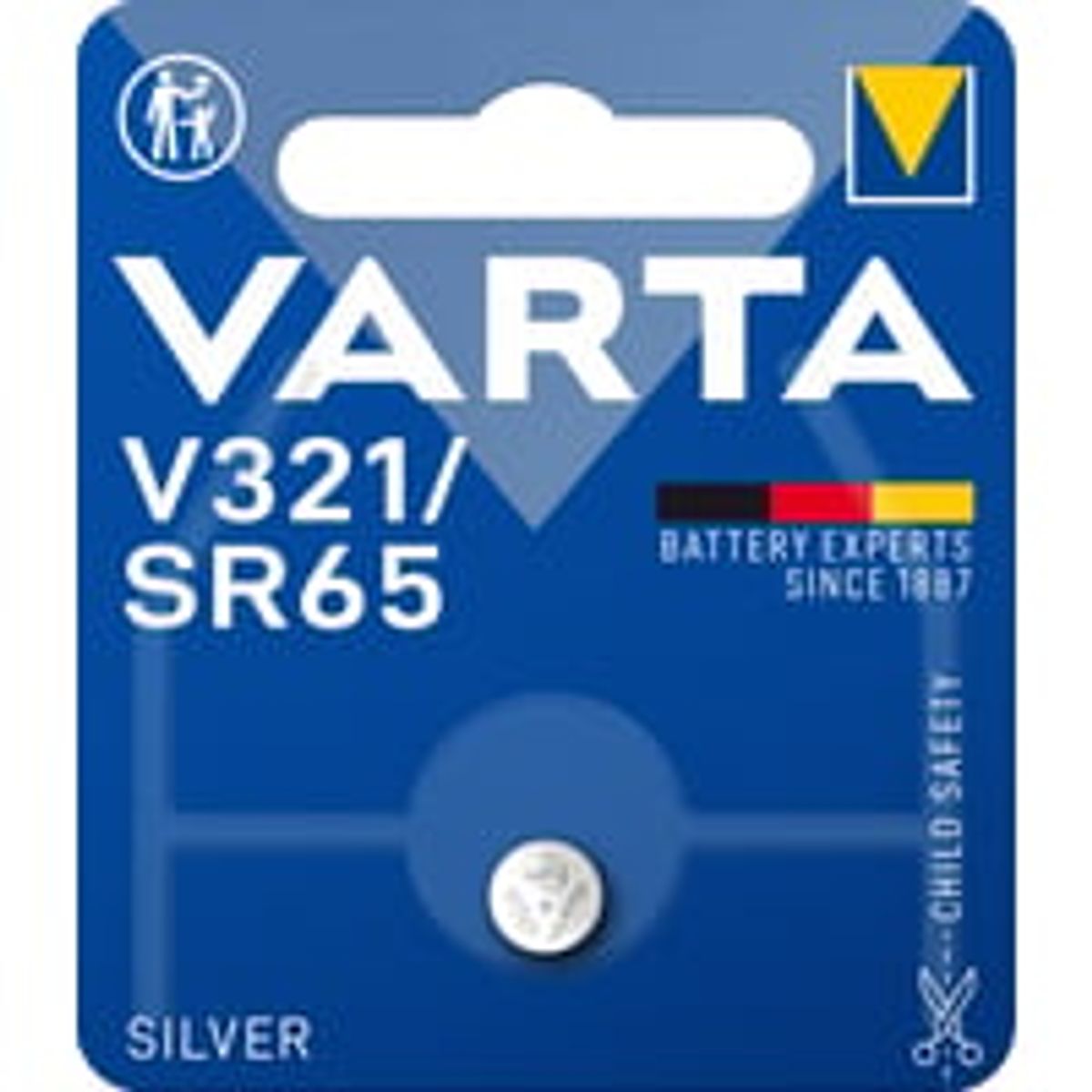 V321/SR65 Silver Coin, 1 stk. - Varta