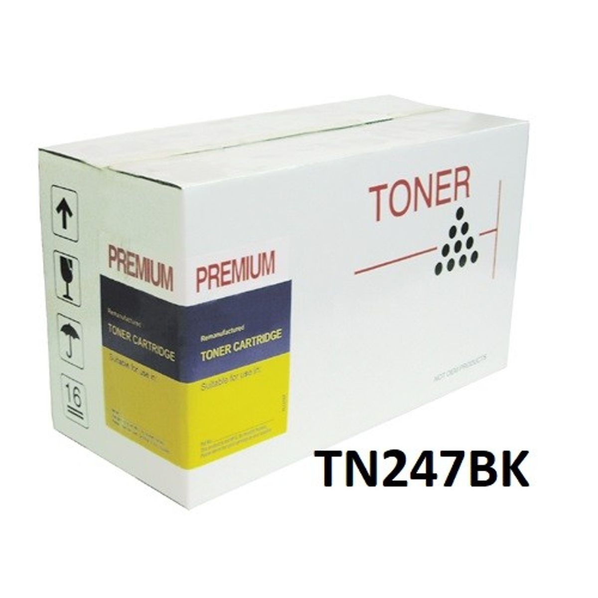 Brother TN247BK Sort Toner Kompatibel