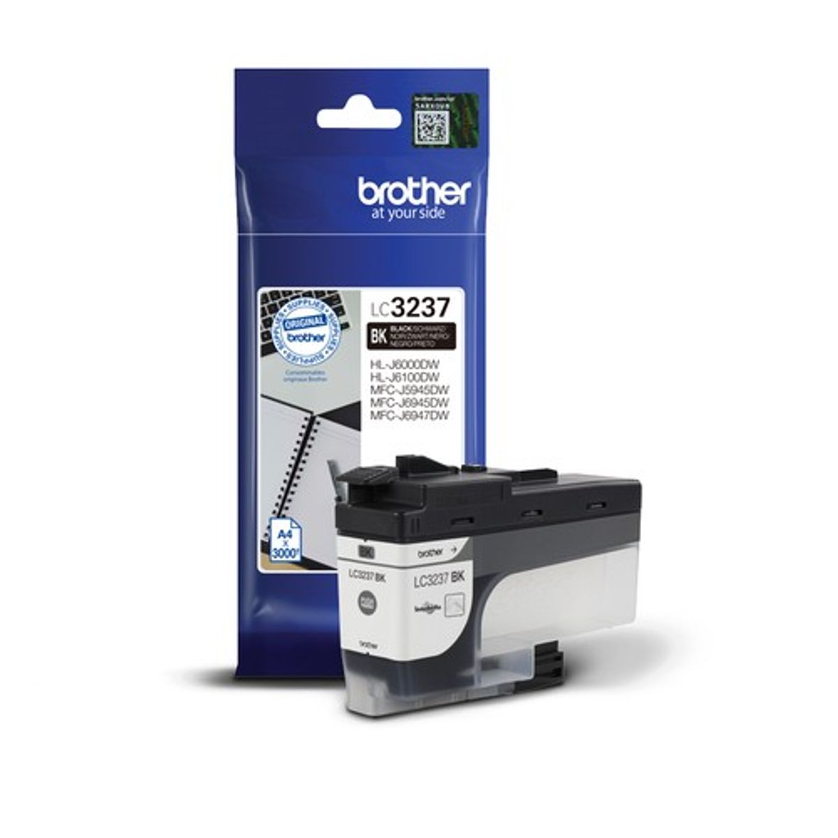 Brother LC3237BK Sort Printerpatron Original