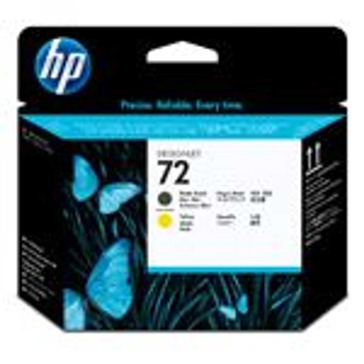 HP 72 Matte Sort & Gul Printhead Original