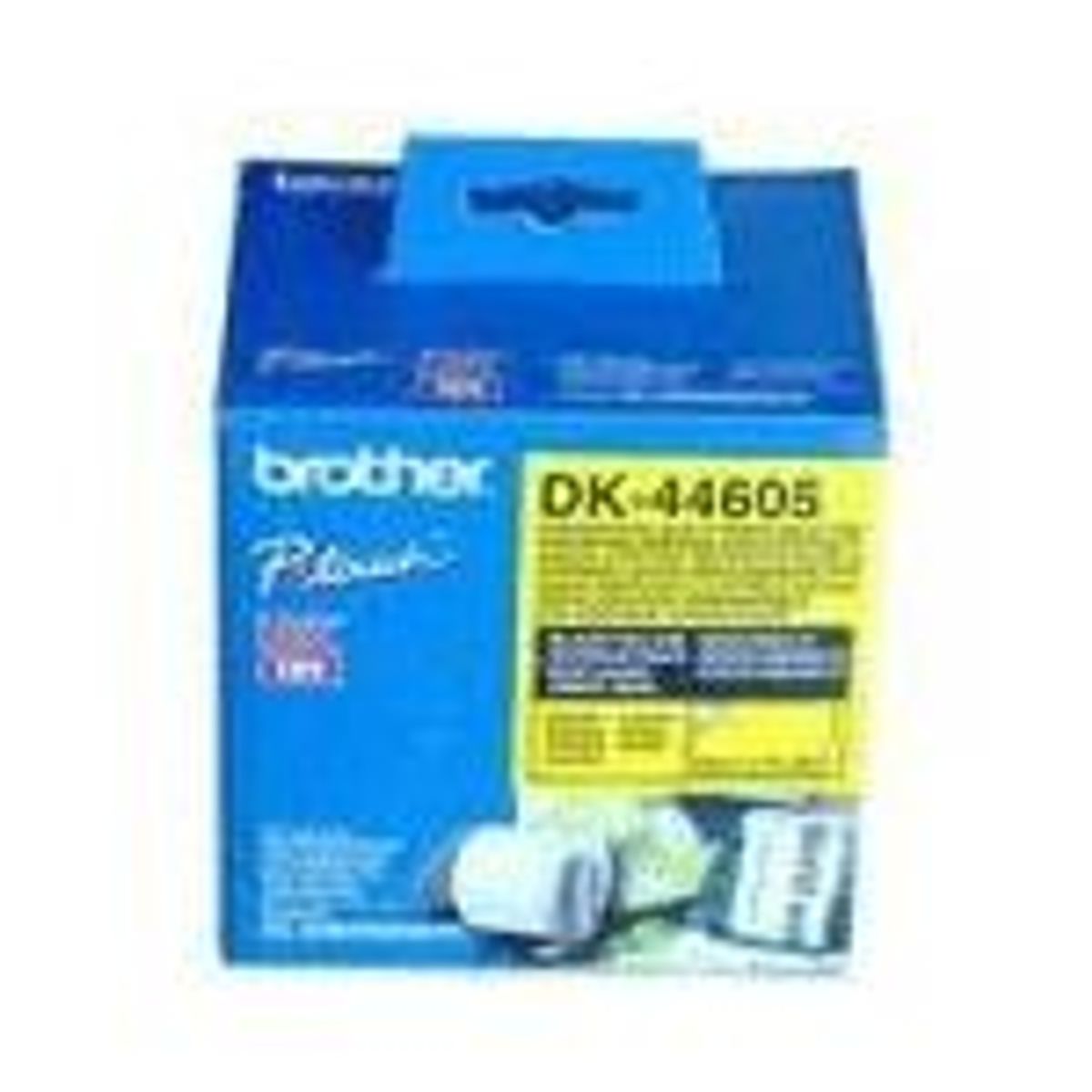 Brother DK-44605 DK-rulle / 62mm. / Gul papirtape