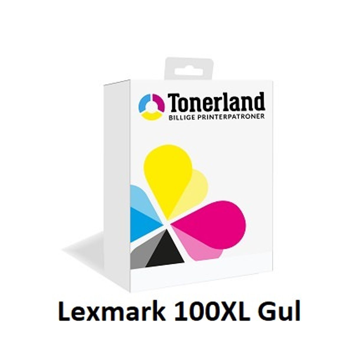 Lexmark 100XL Gul Blækpatron kompatibel