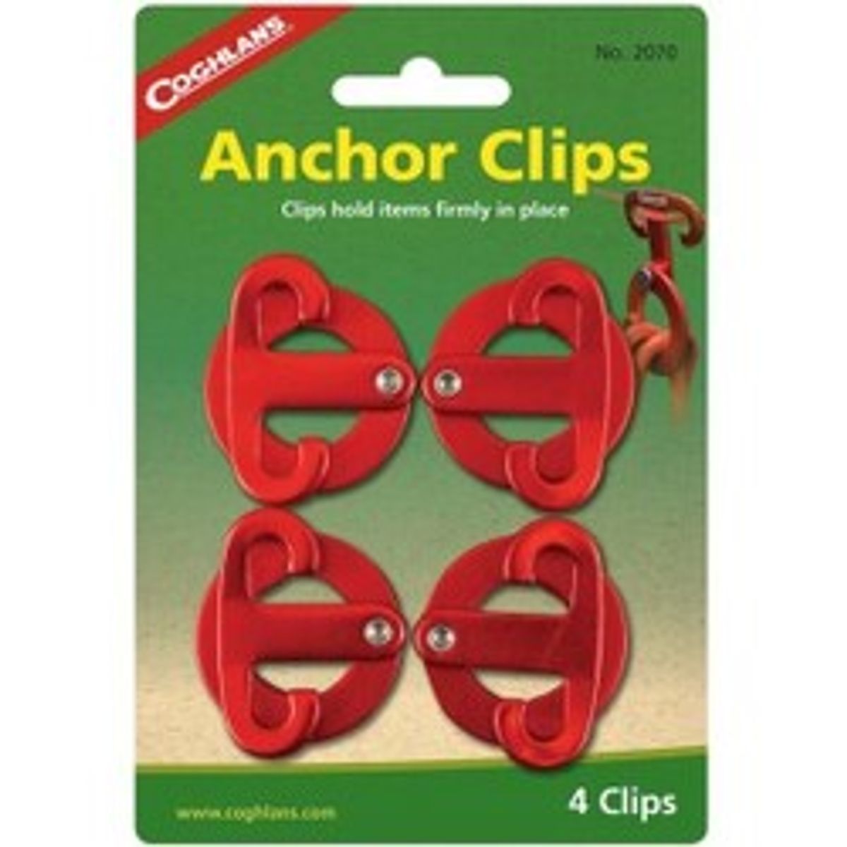 Coghlans Anchor Clips (4) - Køkkenredskaber