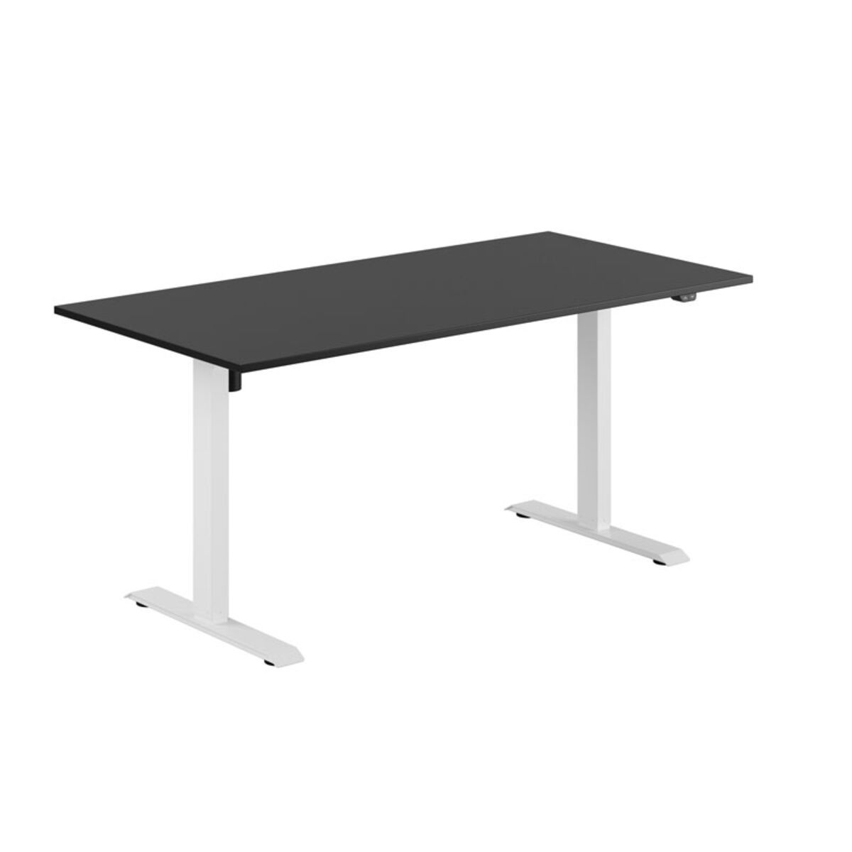 EASY Hæve/Sænkebord m/1 motor 160x80cm - Sort-hvid