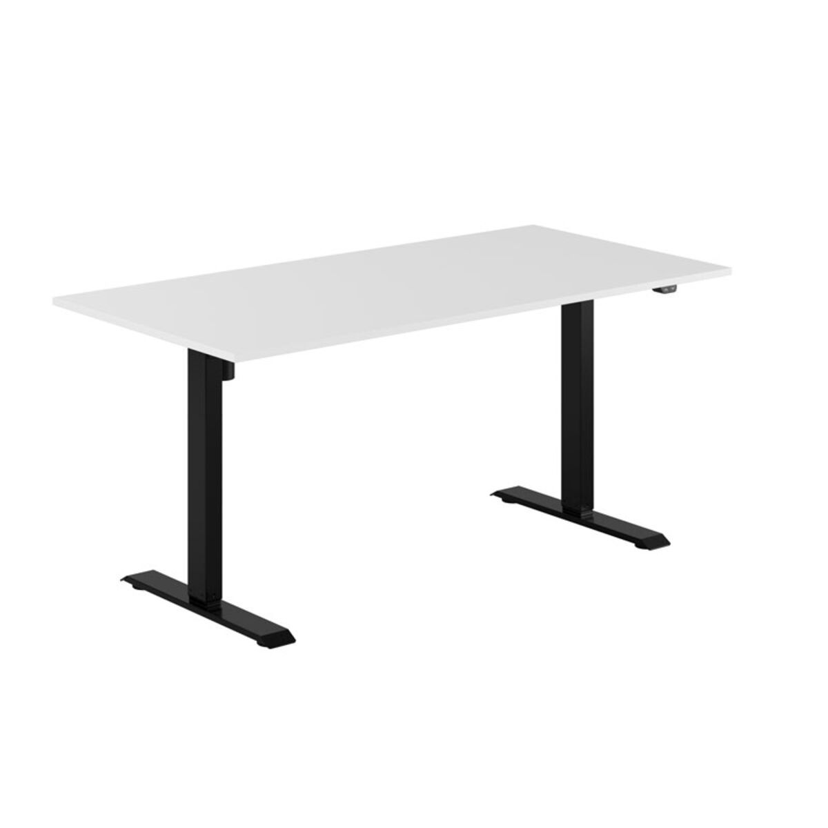 EASY Hæve/Sænkebord m/1 motor 160x80cm - Hvid-sort