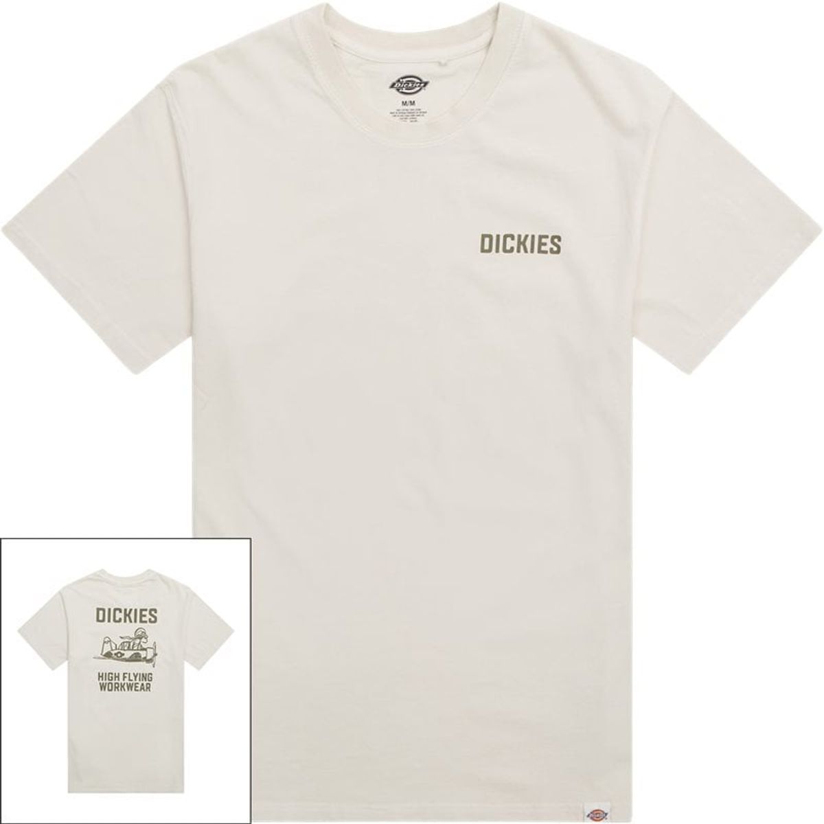 Dickies High Flying Workwear Tee Off White