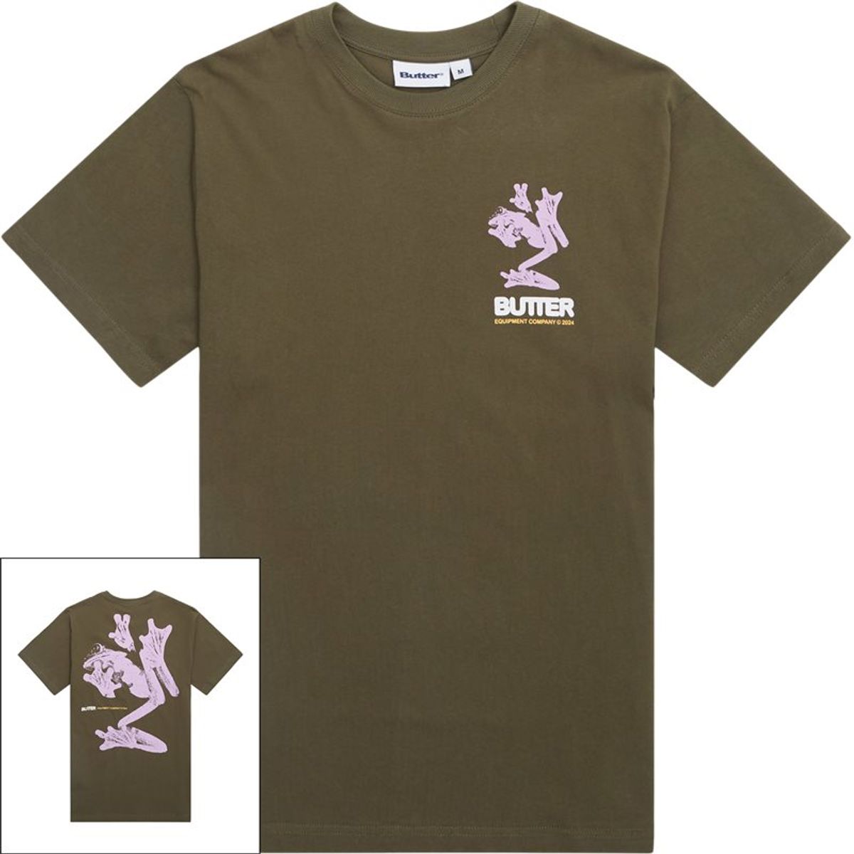 Butter Goods Amphibian Tee Army