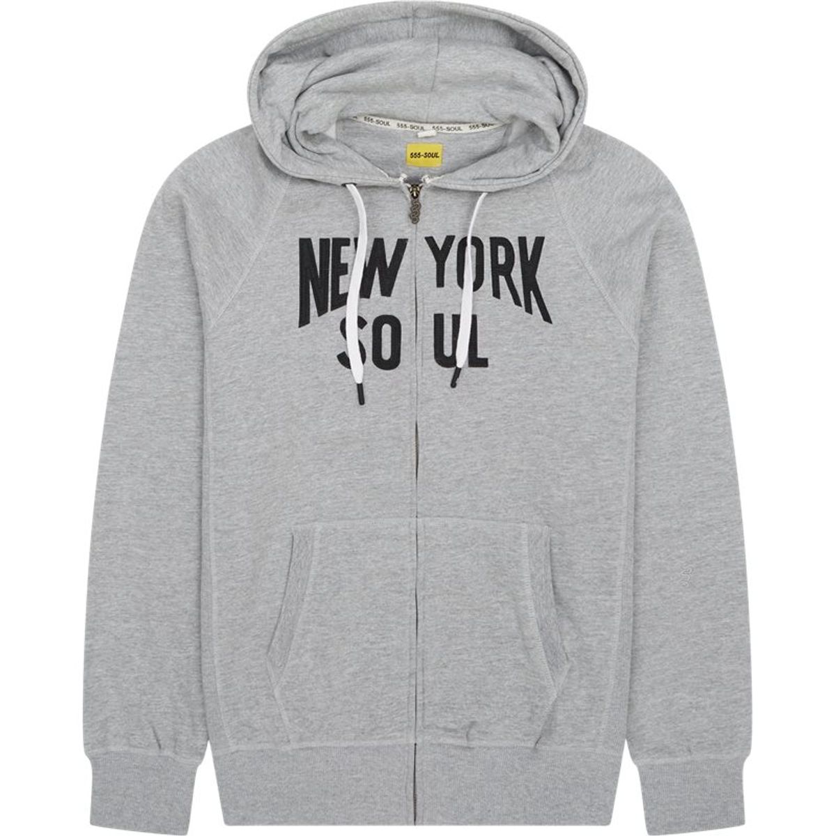 Triple Five Soul Ny Soul Zip Sweatshirt Grey Htr