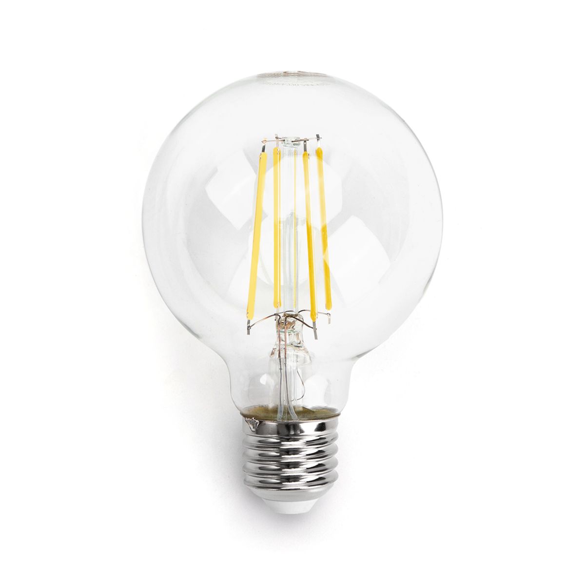 LED Filament pære G80 E27 4W 2700K Klar - Kulør : Varm