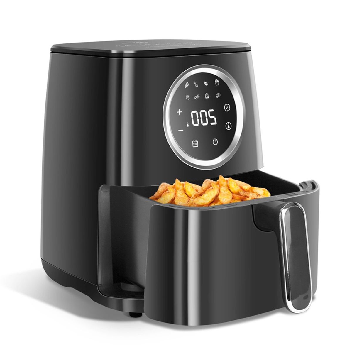 Odin airfryer Elektronisk 1400W 4,2L med Bakke - Sort