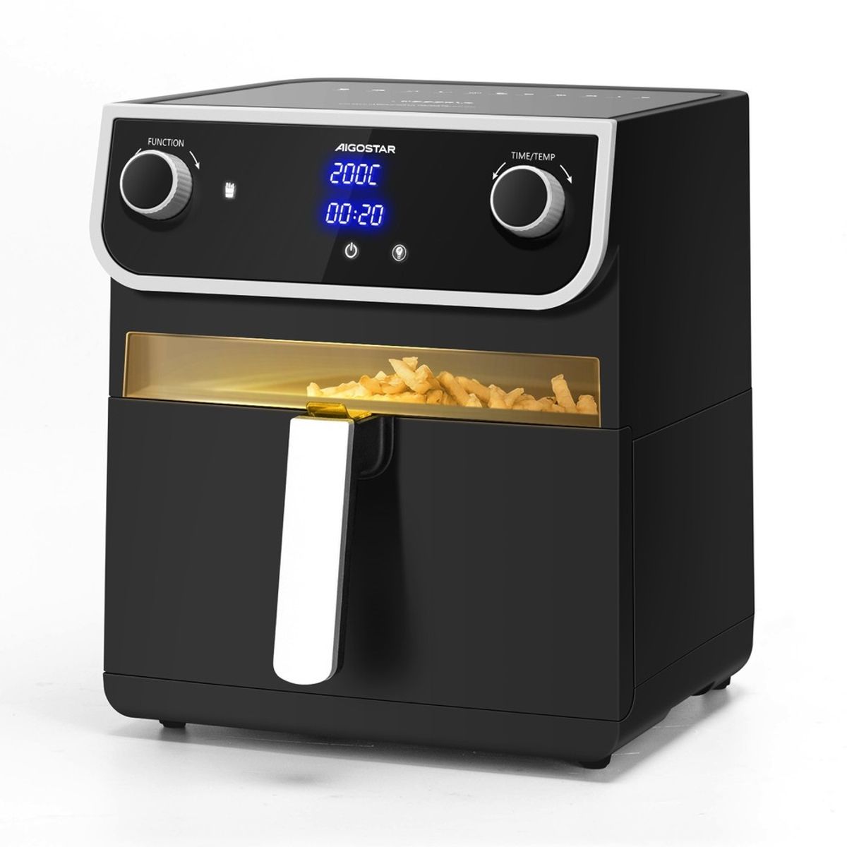 Airfryer Joy 8L - med LED-display og visningsvindue