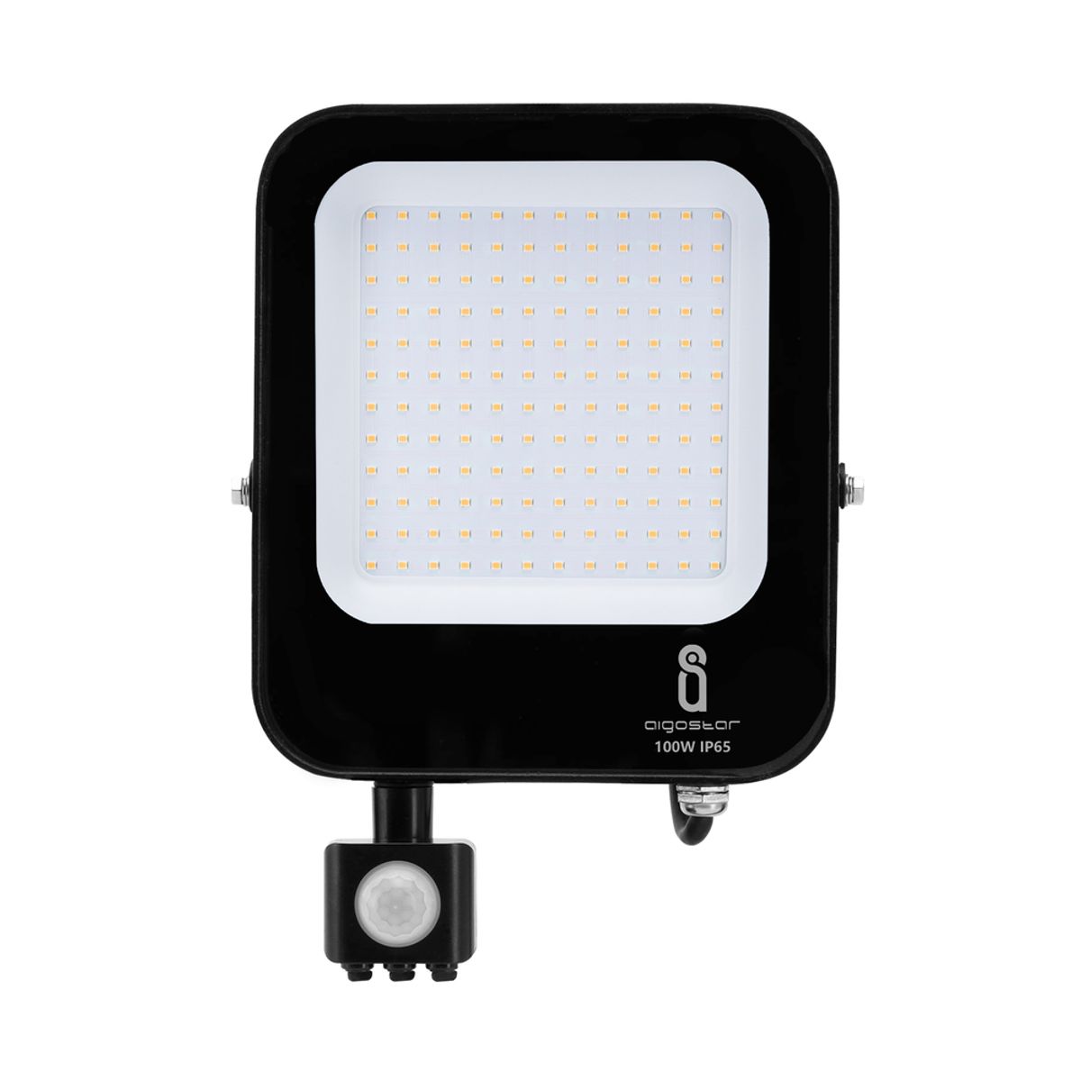 LED Sensor Projektor 100W 4000K Støbt Aluminum - Kulør : Neutral