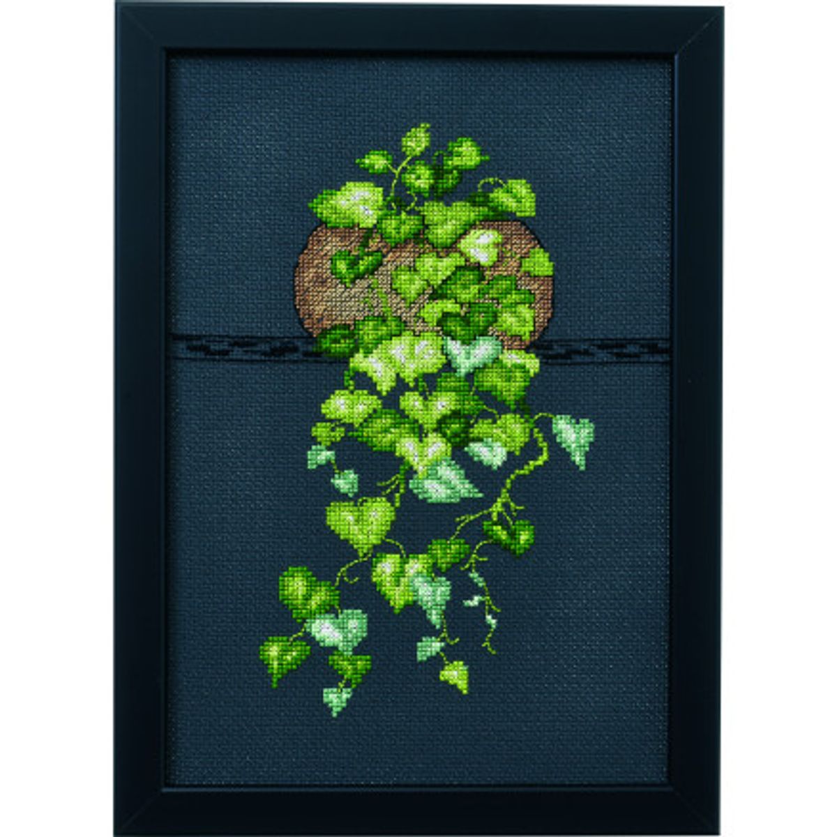 Permin Broderikit Heart Leaf Philo 20x29cm