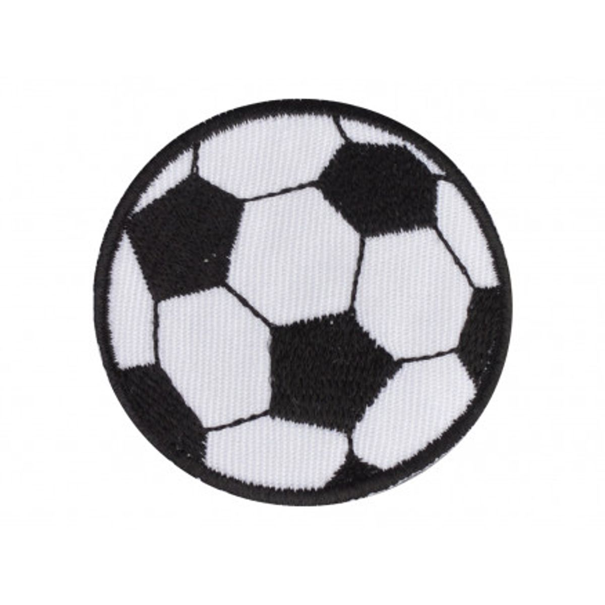 Strygemærke Fodbold 4,5cm - 1 stk