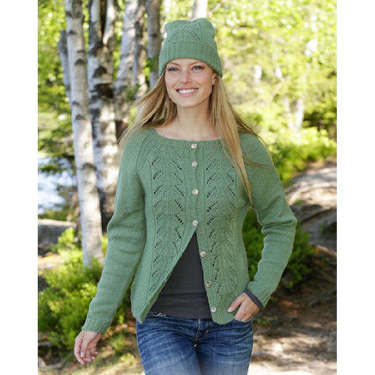 Green Luck by DROPS Design - Hue Strikkeopskrift str. S/M - L/XL - Large/X-Large