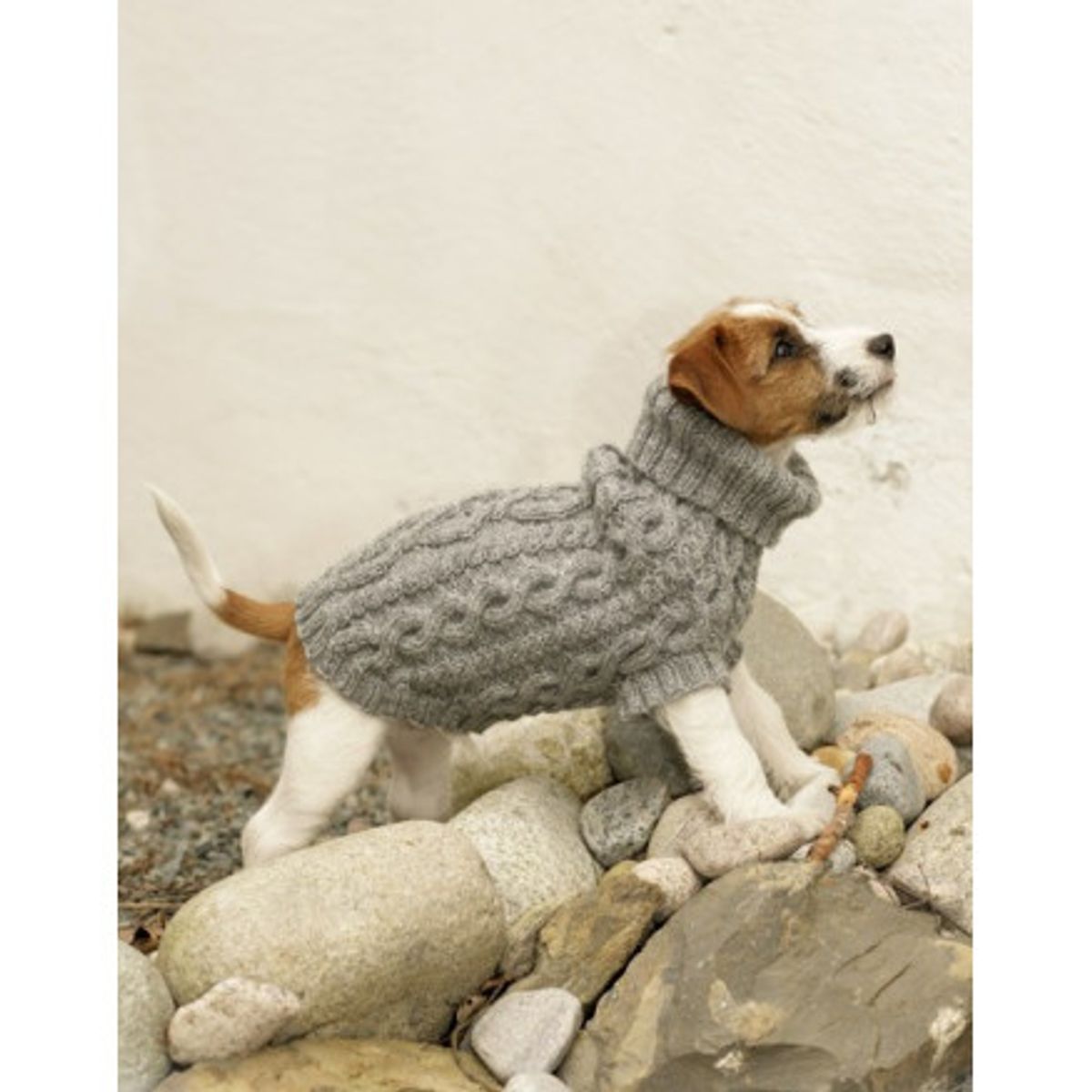 The Lookout by DROPS Design - Hundebluse Strikkeopskrift str. XS - M - Medium